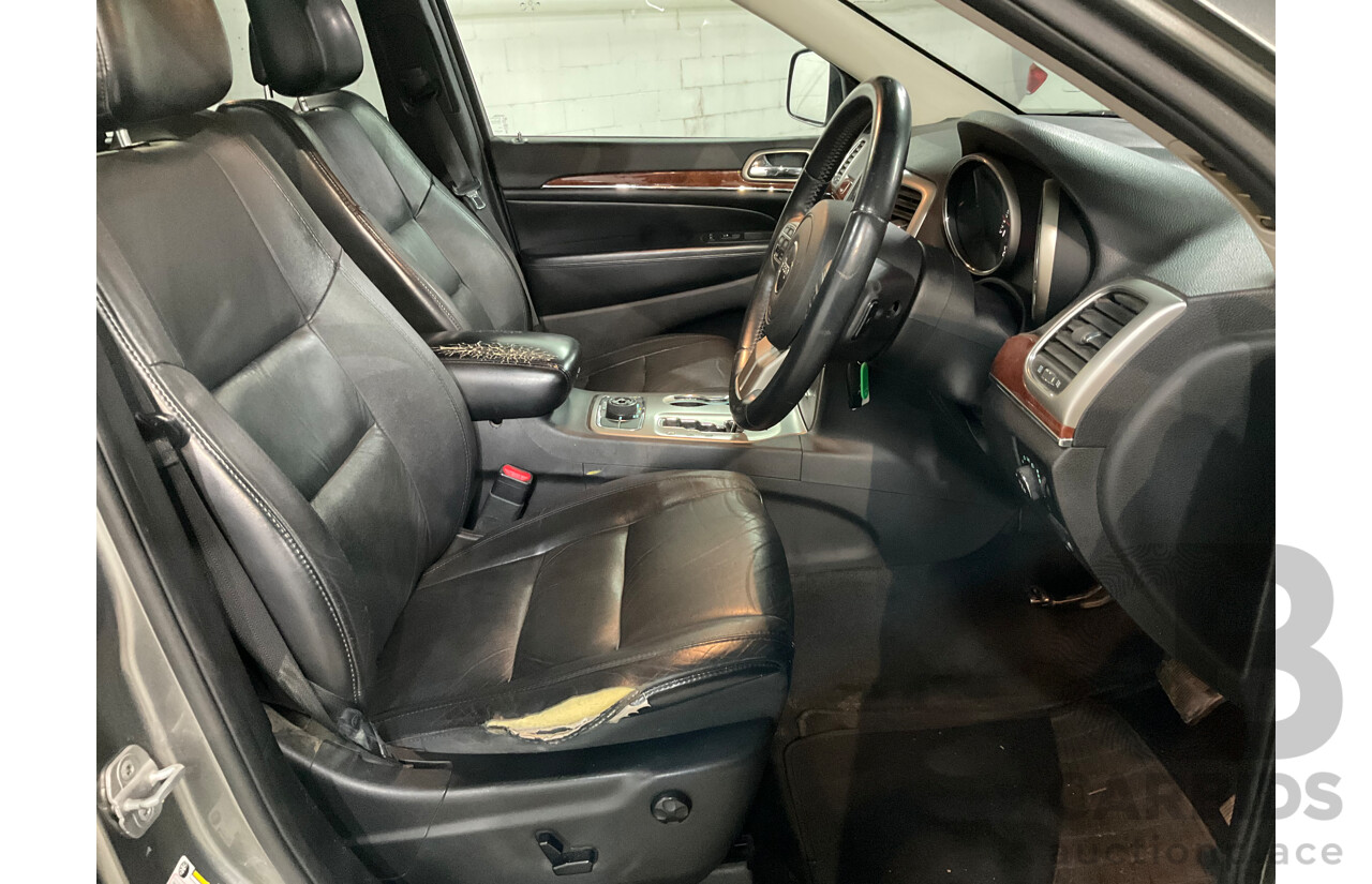 7/2012 Jeep Grand Cherokee Limited (4x4) WK MY13 4d Wagon Grey V6 3.6L