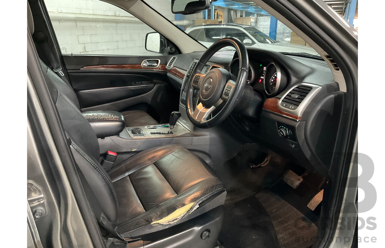 7/2012 Jeep Grand Cherokee Limited (4x4) WK MY13 4d Wagon Grey V6 3.6L