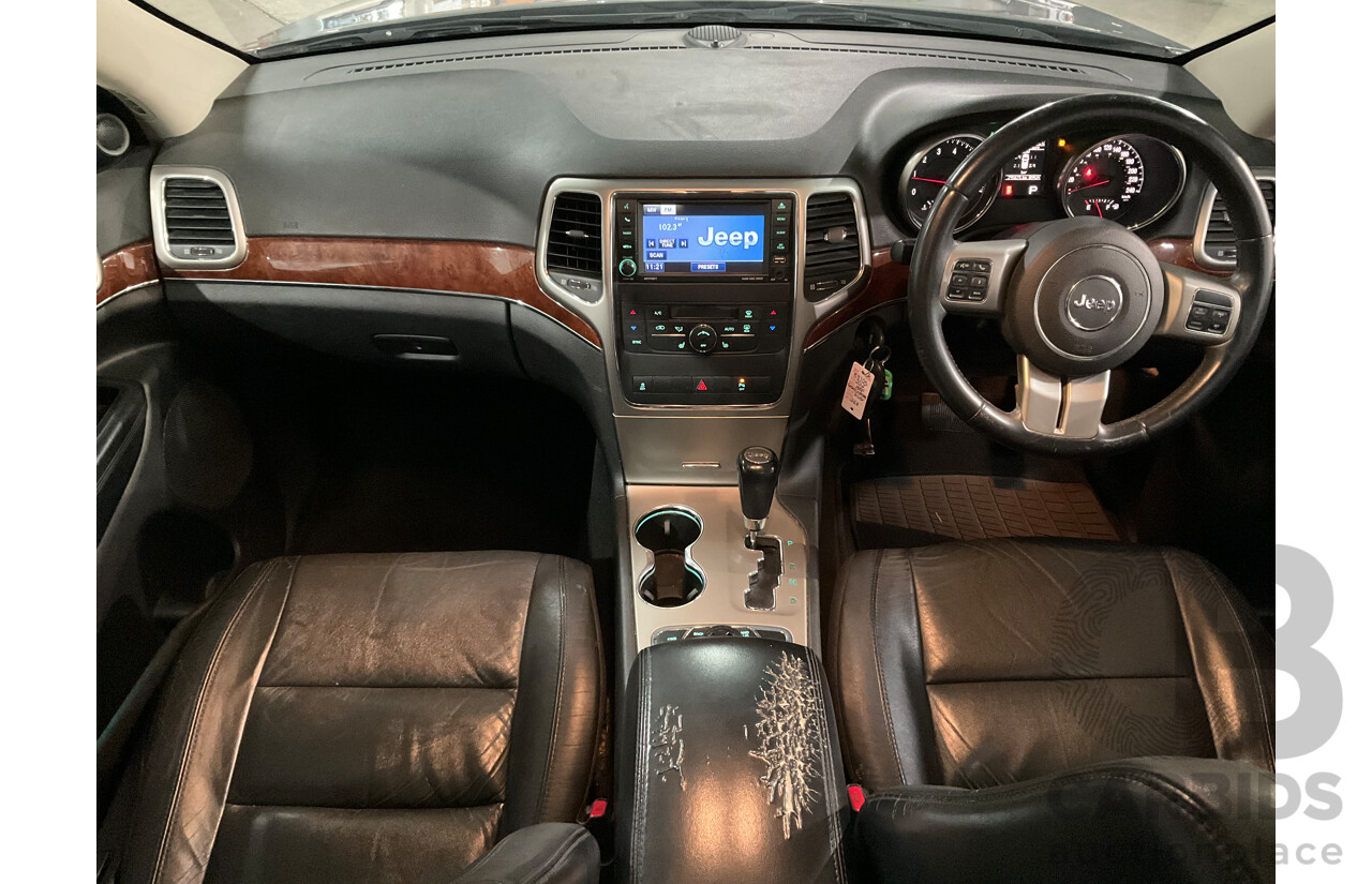 7/2012 Jeep Grand Cherokee Limited (4x4) WK MY13 4d Wagon Grey V6 3.6L