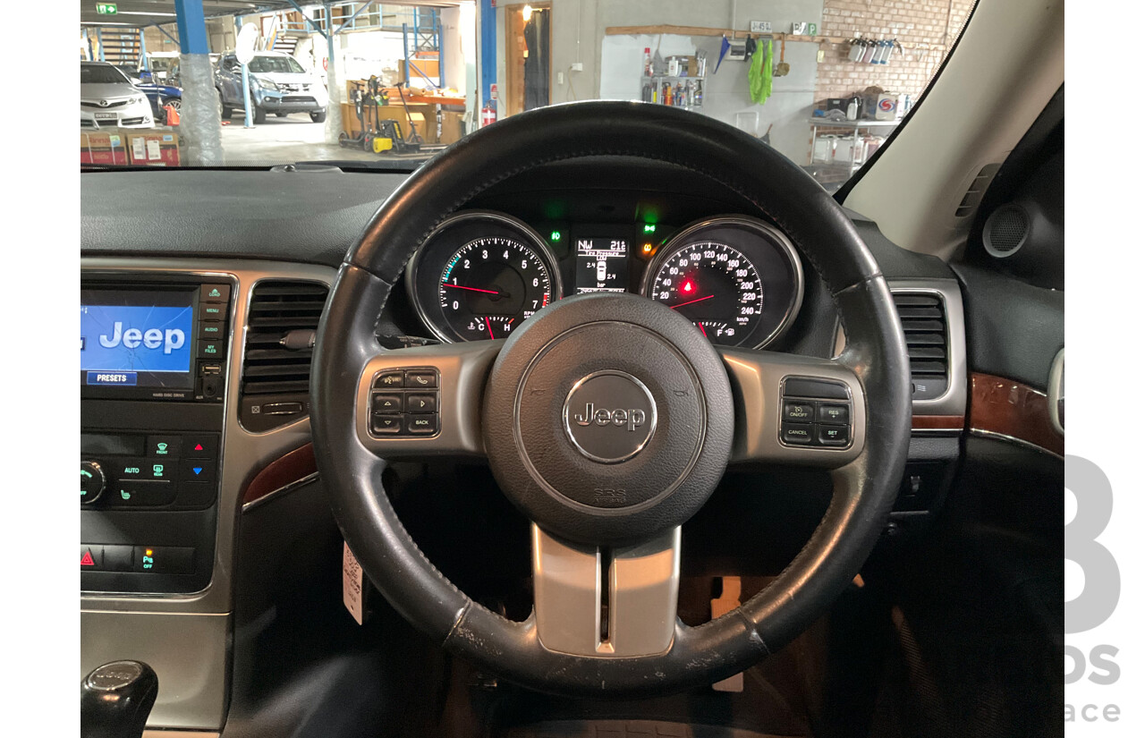 7/2012 Jeep Grand Cherokee Limited (4x4) WK MY13 4d Wagon Grey V6 3.6L