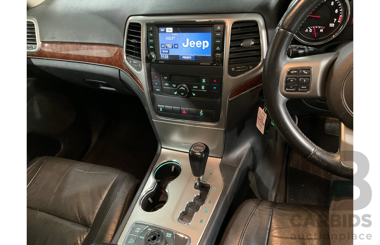 7/2012 Jeep Grand Cherokee Limited (4x4) WK MY13 4d Wagon Grey V6 3.6L