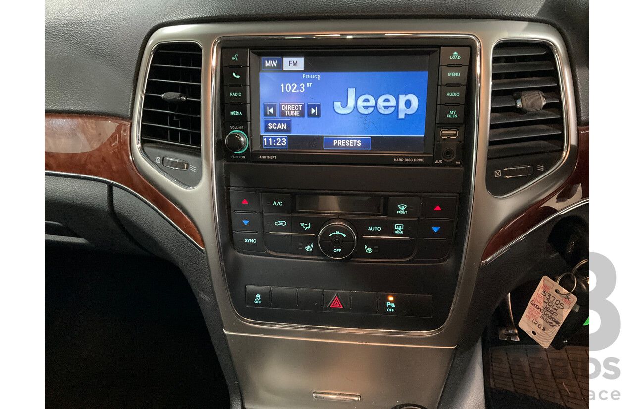 7/2012 Jeep Grand Cherokee Limited (4x4) WK MY13 4d Wagon Grey V6 3.6L