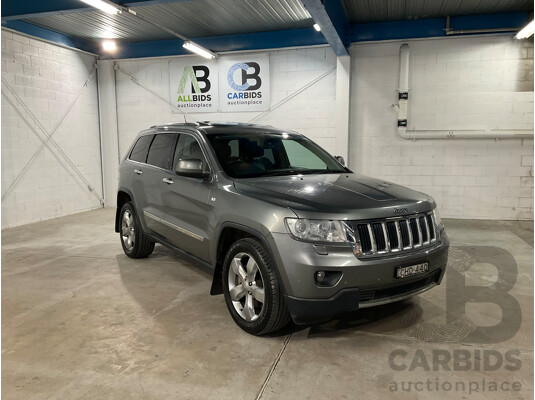 7/2012 Jeep Grand Cherokee Limited (4x4) WK MY13 4d Wagon Grey V6 3.6L