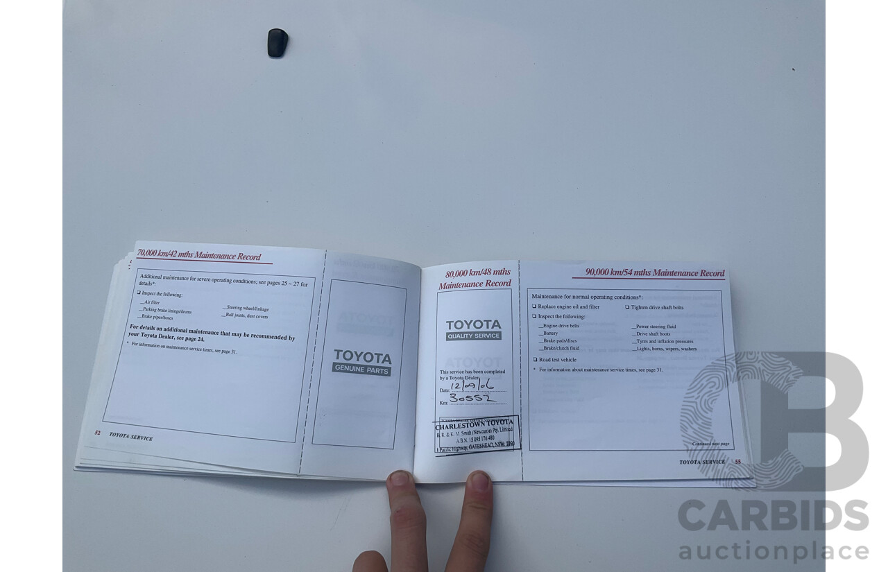 1/2002 Toyota Rav4 Cruiser (4x4) ACA20R 2d Wagon White 2.0L