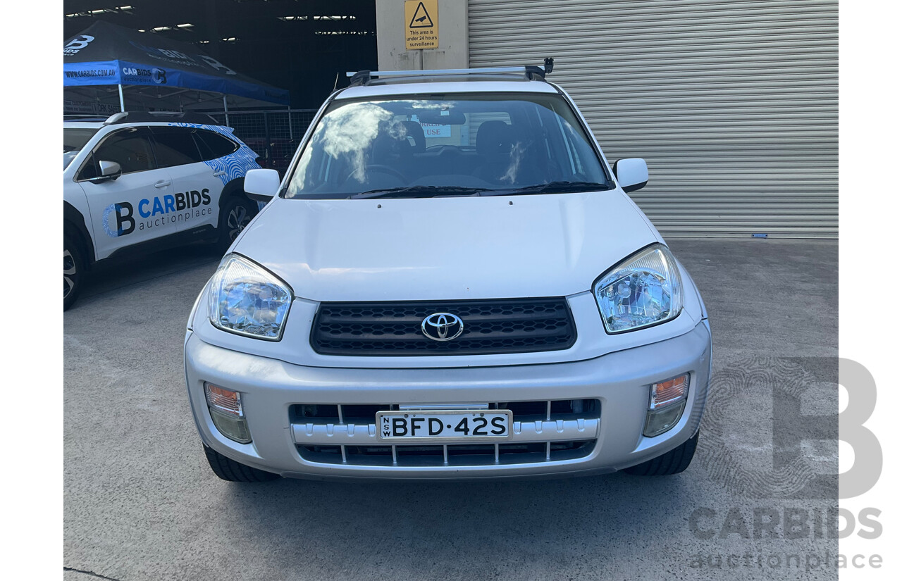 1/2002 Toyota Rav4 Cruiser (4x4) ACA20R 2d Wagon White 2.0L