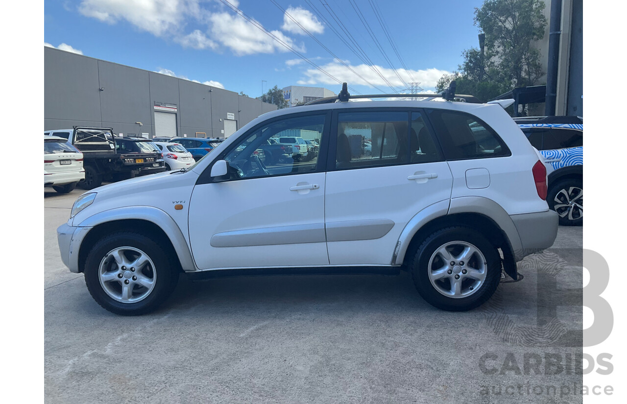 1/2002 Toyota Rav4 Cruiser (4x4) ACA20R 2d Wagon White 2.0L