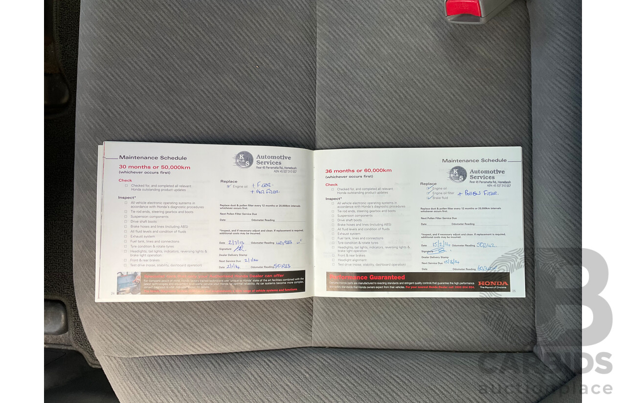 2/2010 Honda Civic VTi MY10 4d Sedan Blue 1.8L