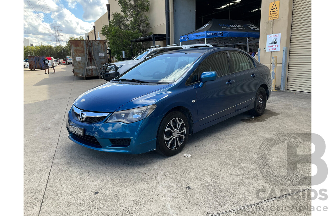 2/2010 Honda Civic VTi MY10 4d Sedan Blue 1.8L