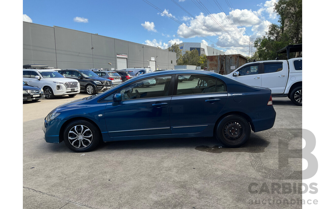 2/2010 Honda Civic VTi MY10 4d Sedan Blue 1.8L