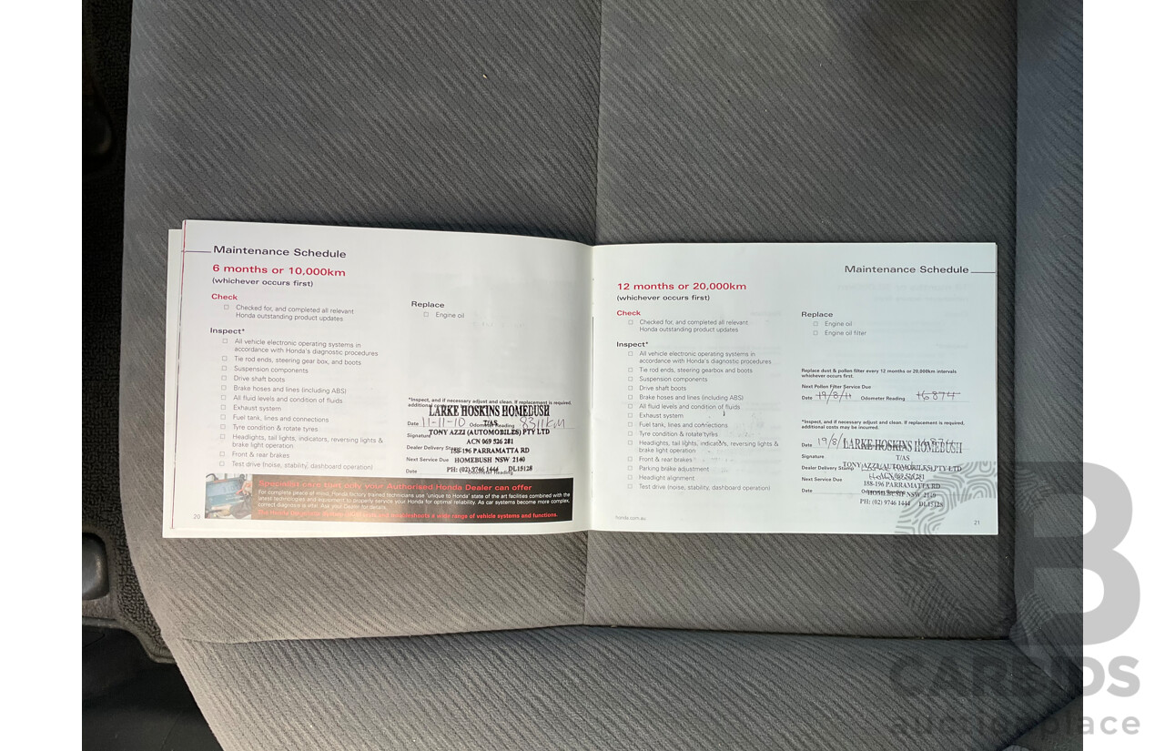 2/2010 Honda Civic VTi MY10 4d Sedan Blue 1.8L