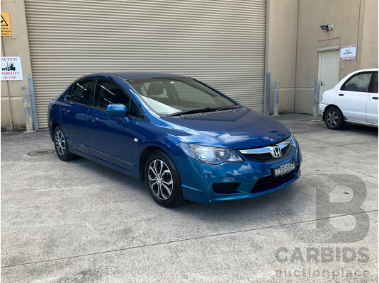 2/2010 Honda Civic VTi MY10 4d Sedan Blue 1.8L