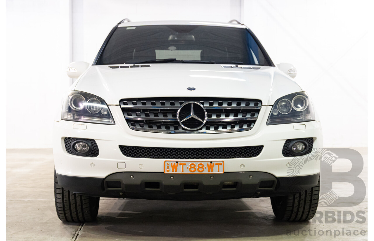 6/2008 Mercedes Benz ML320 CDI Edition 10 (4x4) W164 07 UPGRADE 4d Wagon Calcite White Turbo Diesel V6 3.0L