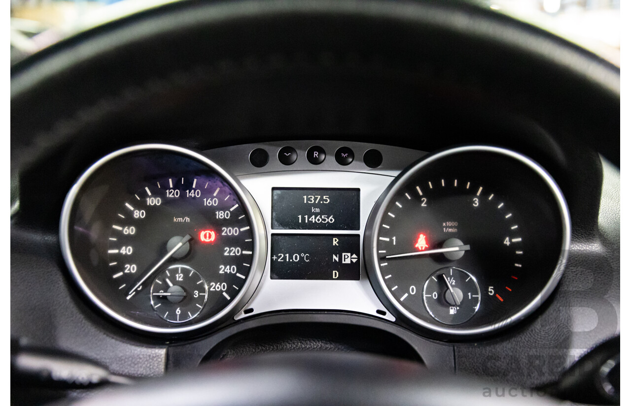 6/2008 Mercedes Benz ML320 CDI Edition 10 (4x4) W164 07 UPGRADE 4d Wagon Calcite White Turbo Diesel V6 3.0L