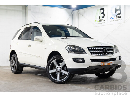 6/2008 Mercedes Benz ML320 CDI Edition 10 (4x4) W164 07 UPGRADE 4d Wagon Calcite White Turbo Diesel V6 3.0L