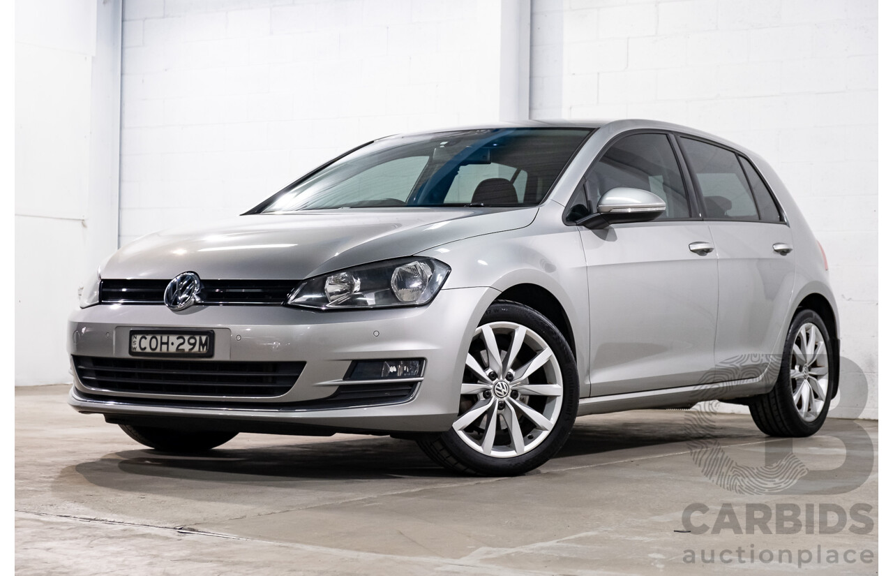 5/2013 Volkswagen Golf 110 TDI Highline AU 5d Hatchback Reflex Silver Turbo Diesel 2.0L