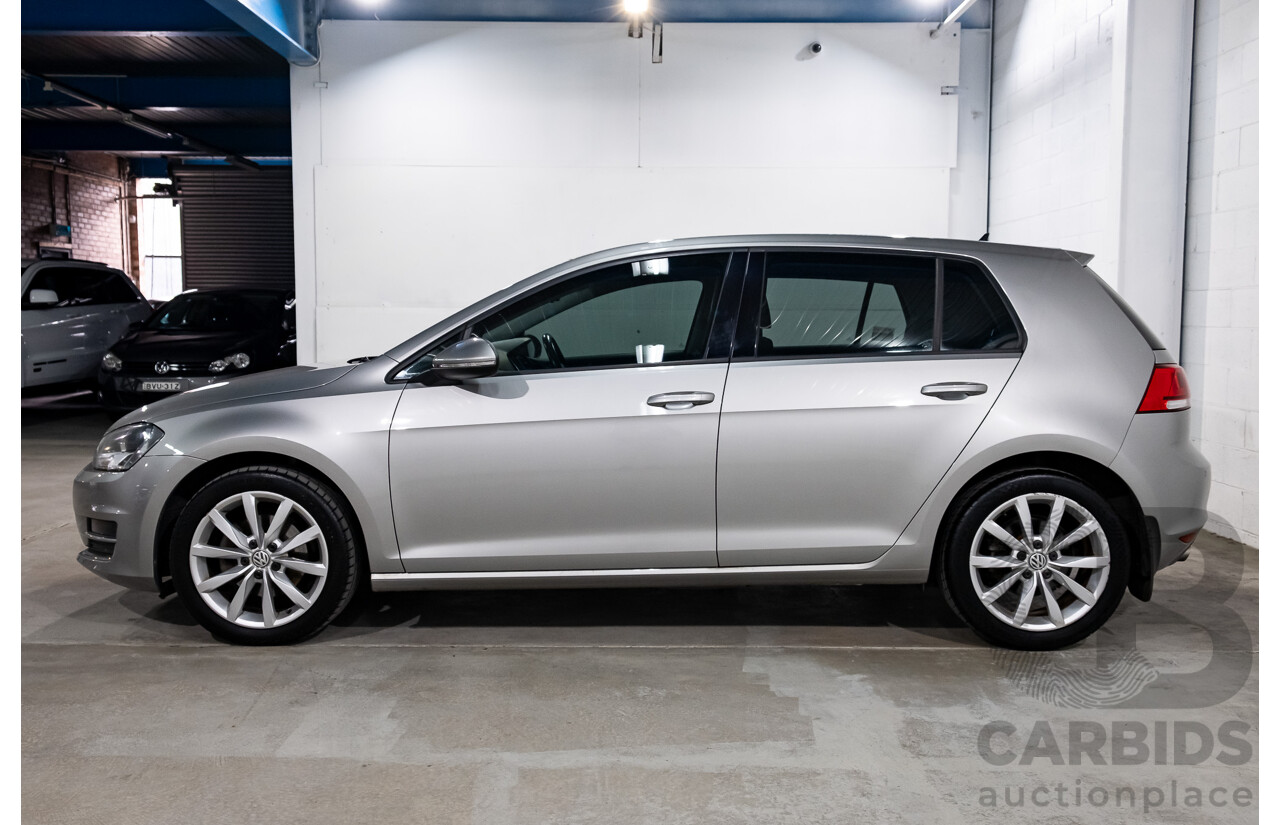 5/2013 Volkswagen Golf 110 TDI Highline AU 5d Hatchback Reflex Silver Turbo Diesel 2.0L