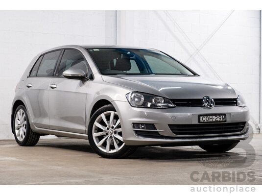 5/2013 Volkswagen Golf 110 TDI Highline AU 5d Hatchback Reflex Silver Turbo Diesel 2.0L