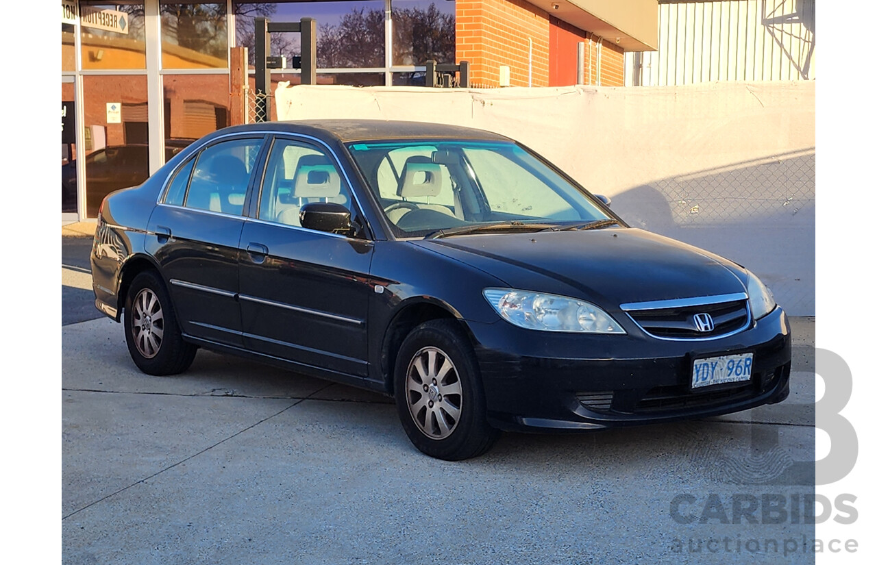 7/2005 Honda Civic GLi 7TH GEN 4d Sedan Black 1.7L
