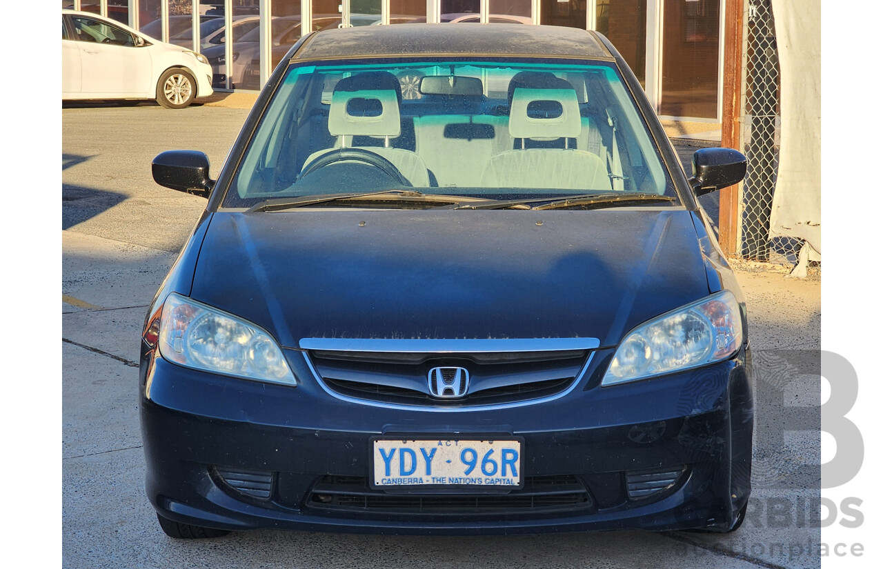 7/2005 Honda Civic GLi 7TH GEN 4d Sedan Black 1.7L