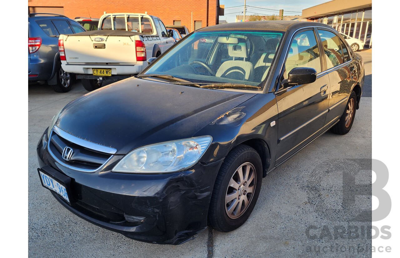 7/2005 Honda Civic GLi 7TH GEN 4d Sedan Black 1.7L