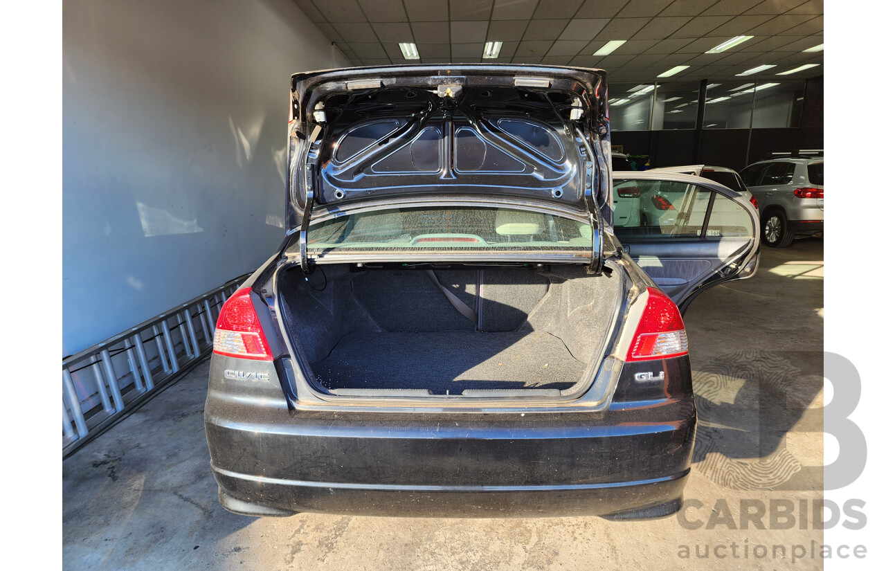 7/2005 Honda Civic GLi 7TH GEN 4d Sedan Black 1.7L