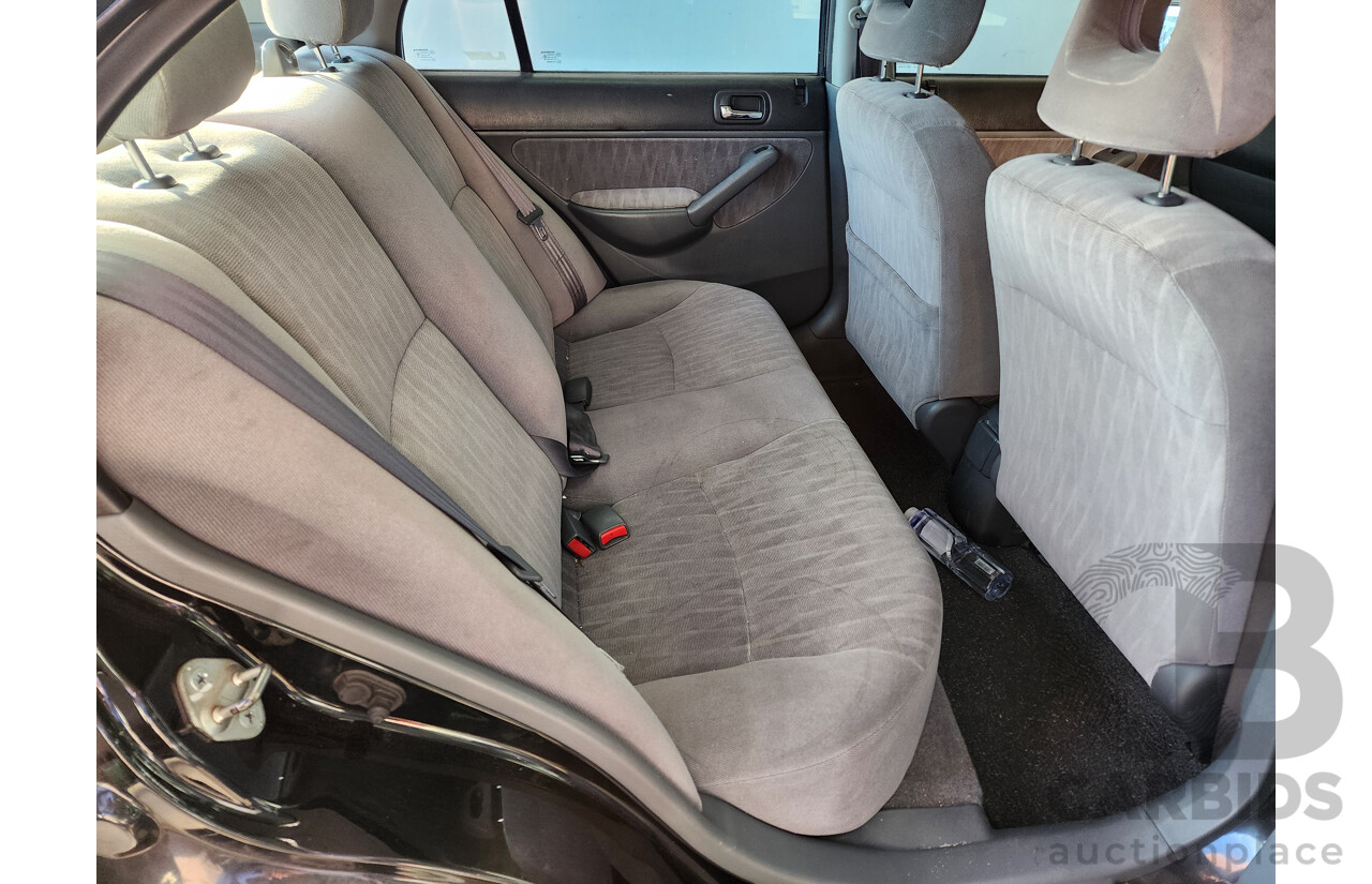 7/2005 Honda Civic GLi 7TH GEN 4d Sedan Black 1.7L