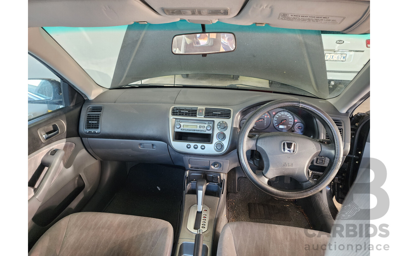 7/2005 Honda Civic GLi 7TH GEN 4d Sedan Black 1.7L