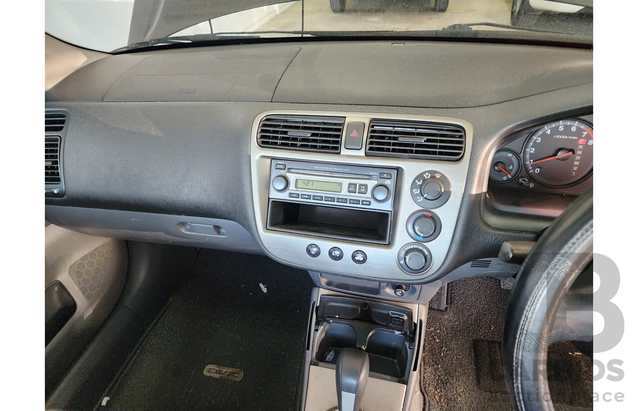 7/2005 Honda Civic GLi 7TH GEN 4d Sedan Black 1.7L