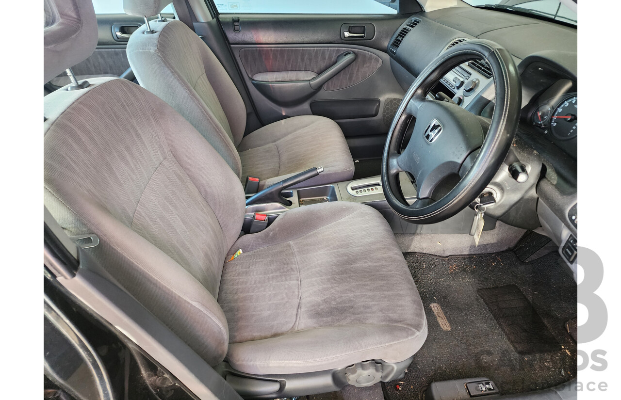 7/2005 Honda Civic GLi 7TH GEN 4d Sedan Black 1.7L