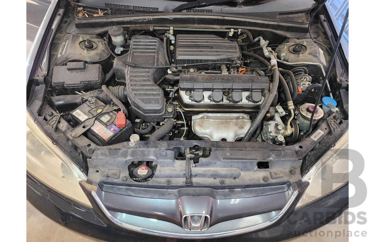 7/2005 Honda Civic GLi 7TH GEN 4d Sedan Black 1.7L