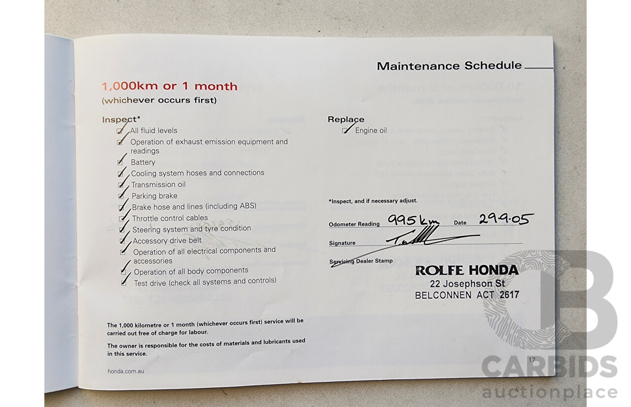 7/2005 Honda Civic GLi 7TH GEN 4d Sedan Black 1.7L