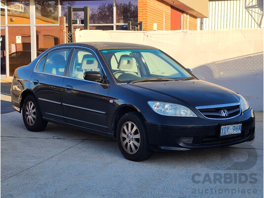 7/2005 Honda Civic GLi 7TH GEN 4d Sedan Black 1.7L