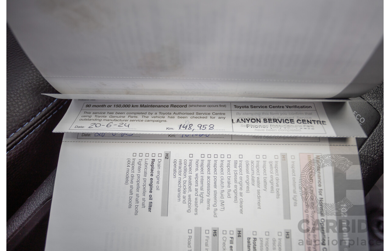 7/2015 Toyota Hilux Workmate (4x4) GUN125R Dual Cab Utility Nebula Blue Turbo Diesel 2.4L