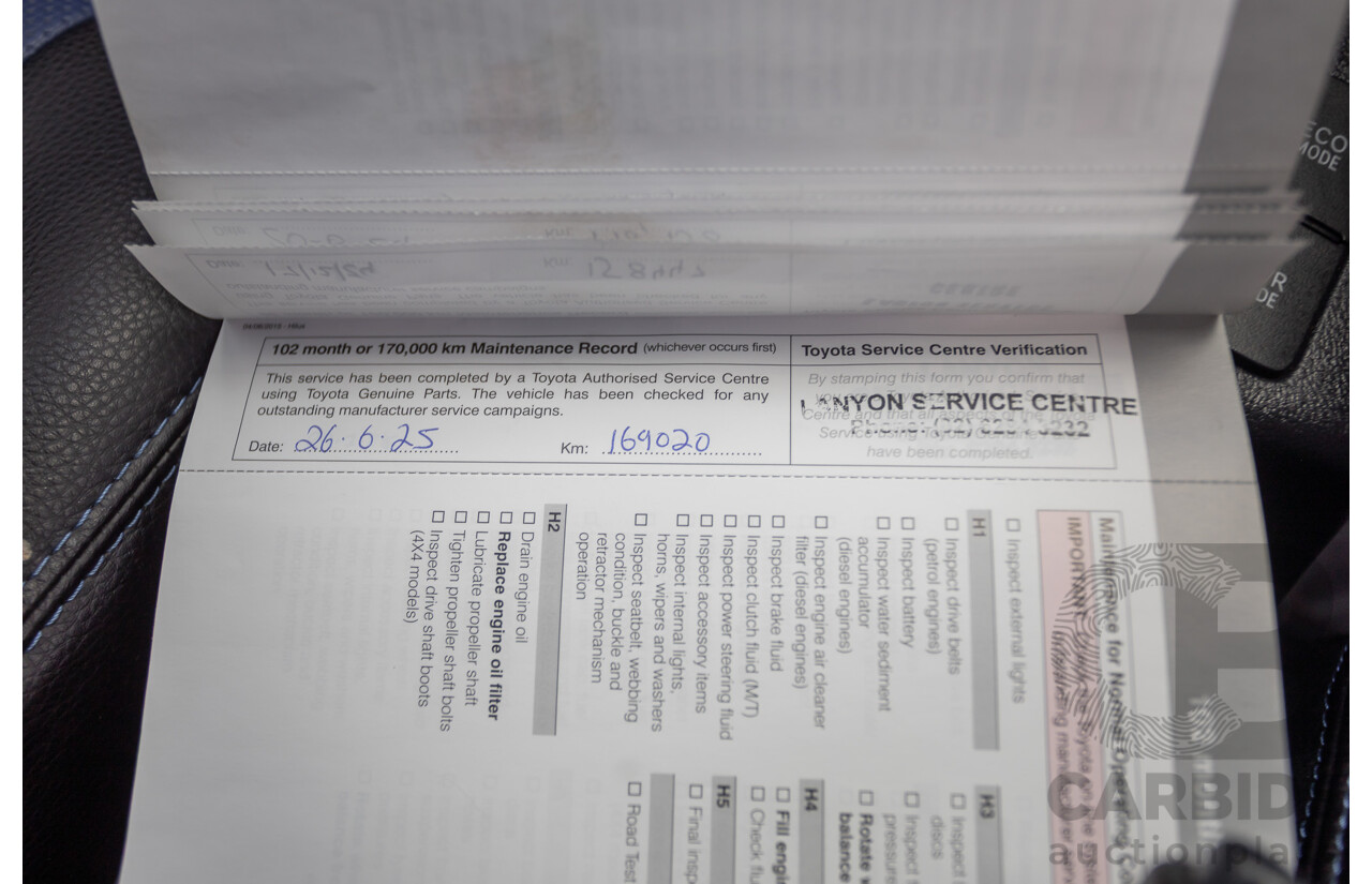 7/2015 Toyota Hilux Workmate (4x4) GUN125R Dual Cab Utility Nebula Blue Turbo Diesel 2.4L