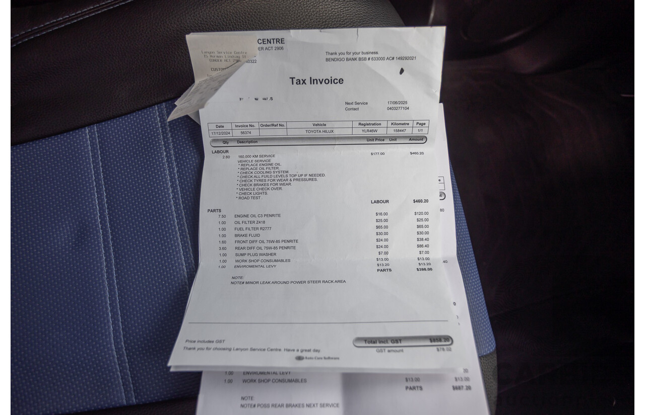 7/2015 Toyota Hilux Workmate (4x4) GUN125R Dual Cab Utility Nebula Blue Turbo Diesel 2.4L