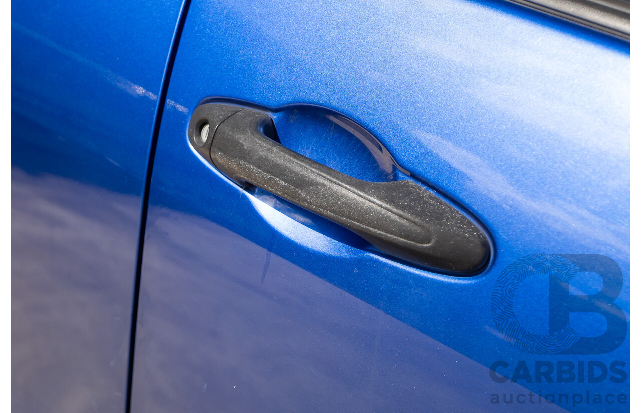 7/2015 Toyota Hilux Workmate (4x4) GUN125R Dual Cab Utility Nebula Blue Turbo Diesel 2.4L