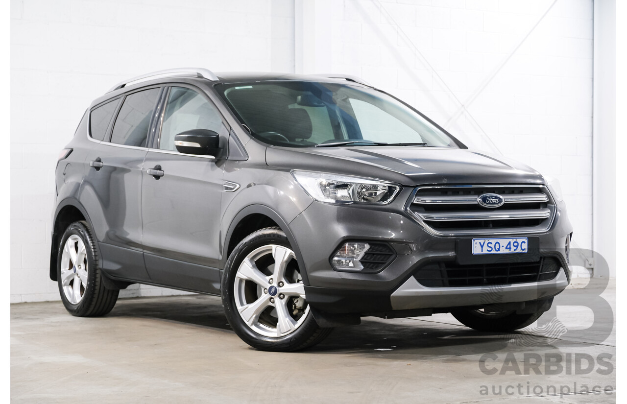 6/2018 Ford Escape Trend (FWD) ZG MY18 4d Wagon Grey Turbo 1.5L
