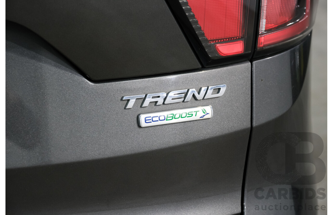 6/2018 Ford Escape Trend (FWD) ZG MY18 4d Wagon Grey Turbo 1.5L