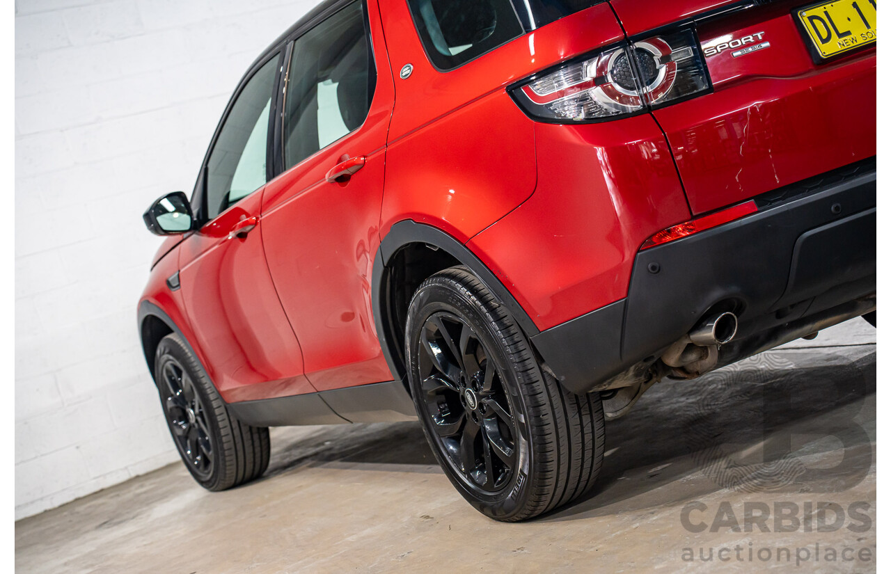 05/2016 Land Rover Discovery Sport SI4 SE (AWD) LC MY16.5 4d Wagon Firenze Red Metallic Turbo Diesel 2.0L