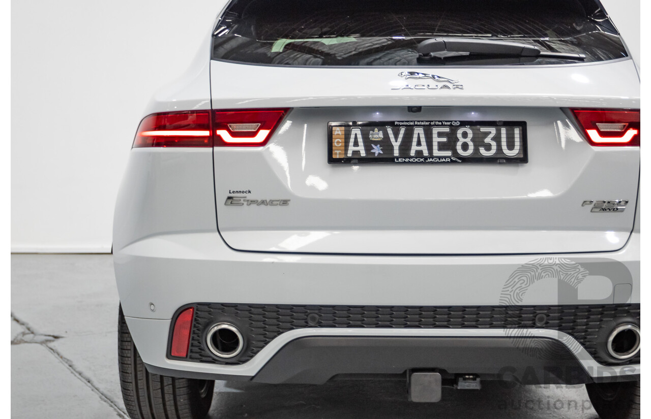 12/2020 Jaguar E-Pace P250 Chequered Flag (AWD) X540 MY20 4D Wagon Nak Yulong White Metallic Turbo 2.0L
