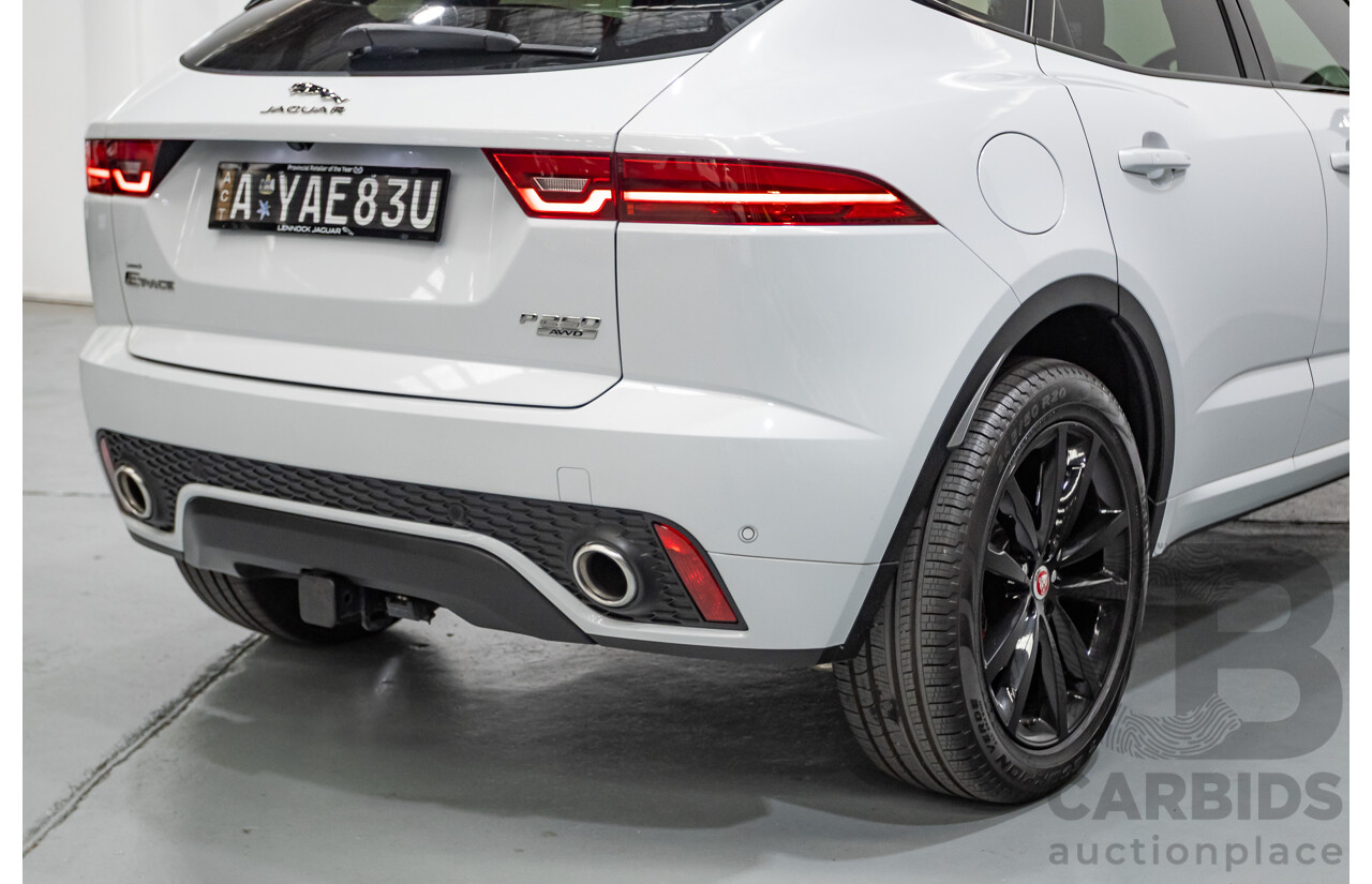 12/2020 Jaguar E-Pace P250 Chequered Flag (AWD) X540 MY20 4D Wagon Nak Yulong White Metallic Turbo 2.0L
