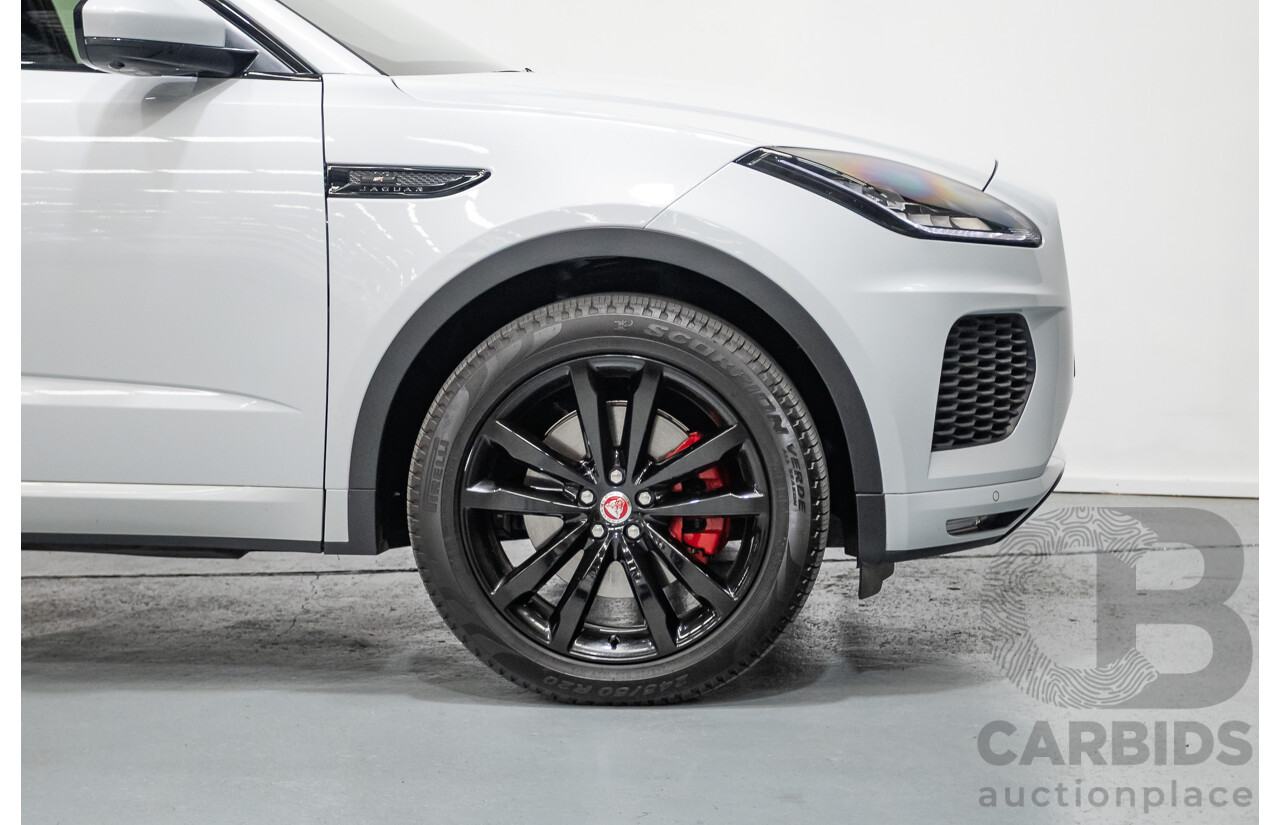 12/2020 Jaguar E-Pace P250 Chequered Flag (AWD) X540 MY20 4D Wagon Nak Yulong White Metallic Turbo 2.0L