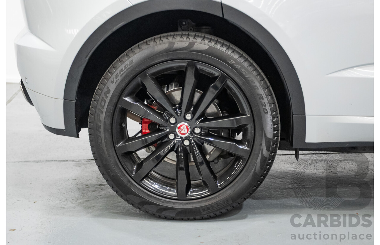 12/2020 Jaguar E-Pace P250 Chequered Flag (AWD) X540 MY20 4D Wagon Nak Yulong White Metallic Turbo 2.0L