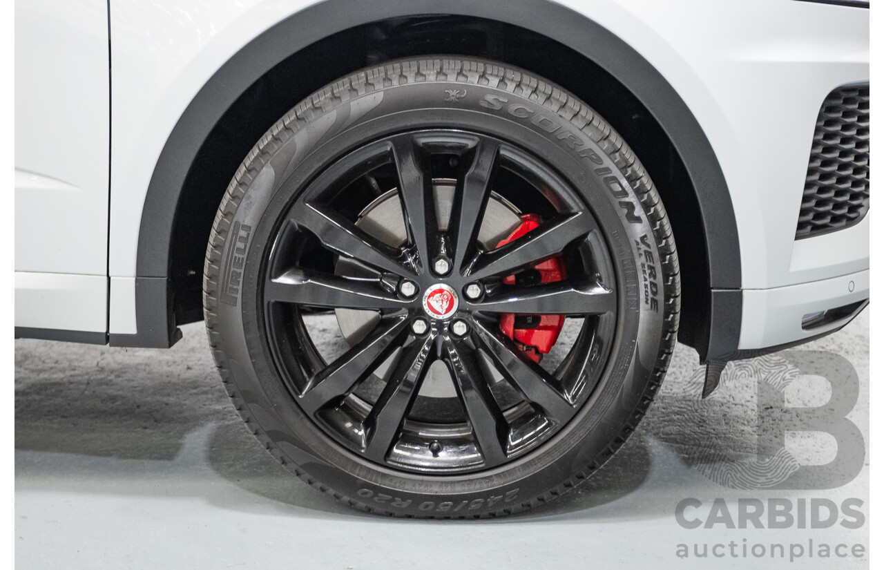 12/2020 Jaguar E-Pace P250 Chequered Flag (AWD) X540 MY20 4D Wagon Nak Yulong White Metallic Turbo 2.0L