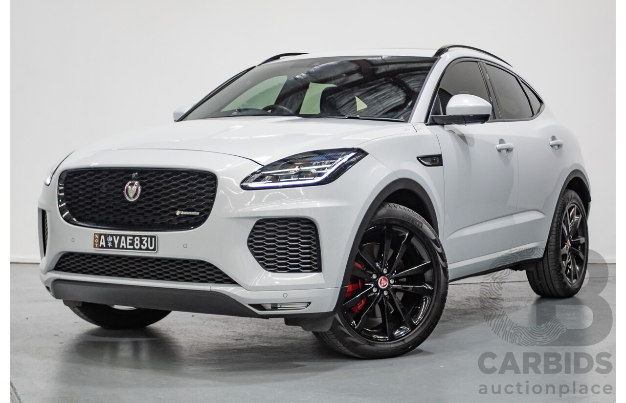 12/2020 Jaguar E-Pace P250 Chequered Flag (AWD) X540 MY20 4D Wagon Nak Yulong White Metallic Turbo 2.0L