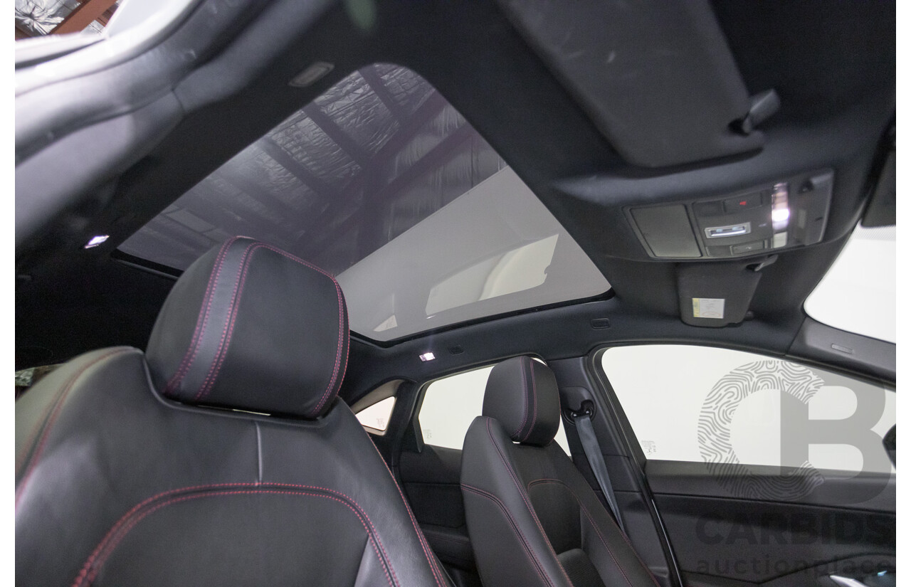 12/2020 Jaguar E-Pace P250 Chequered Flag (AWD) X540 MY20 4D Wagon Nak Yulong White Metallic Turbo 2.0L