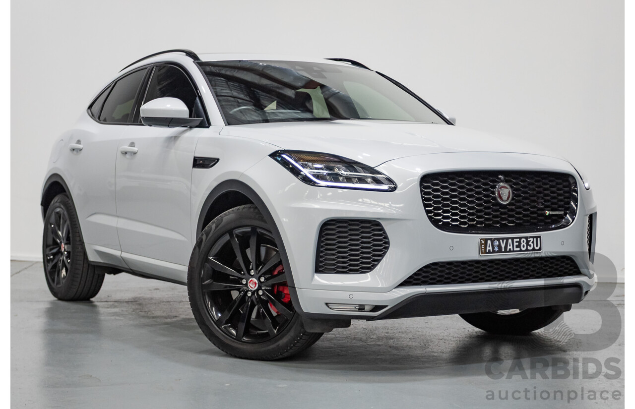 12/2020 Jaguar E-Pace P250 Chequered Flag (AWD) X540 MY20 4D Wagon Nak Yulong White Metallic Turbo 2.0L