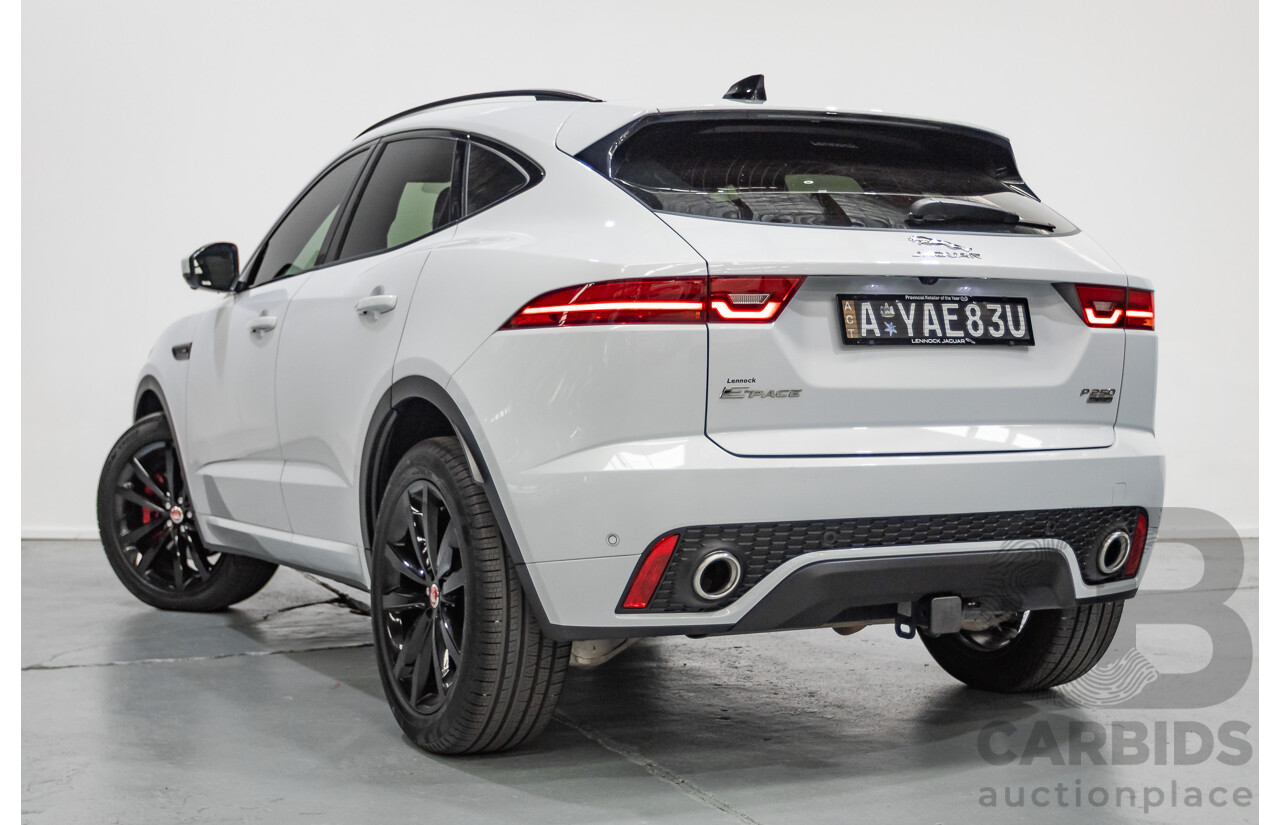 12/2020 Jaguar E-Pace P250 Chequered Flag (AWD) X540 MY20 4D Wagon Nak Yulong White Metallic Turbo 2.0L