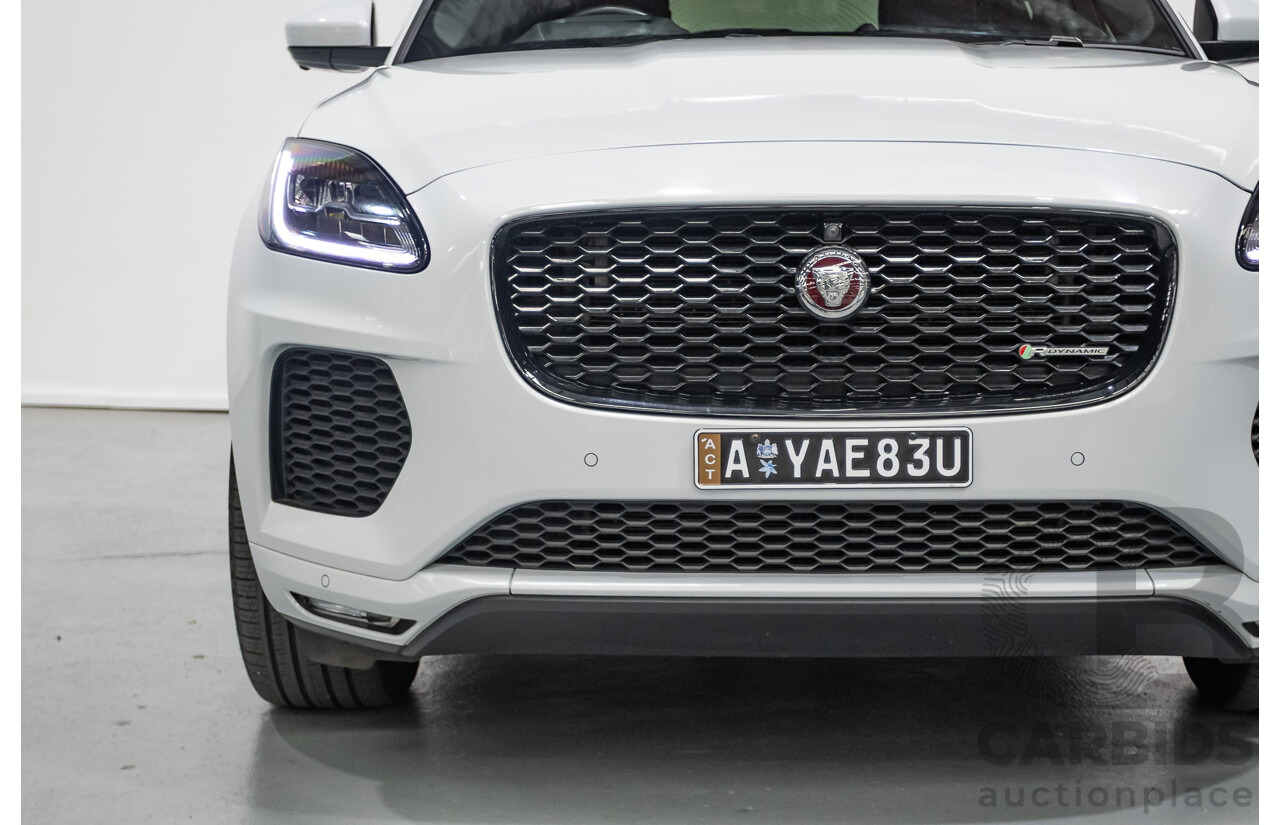 12/2020 Jaguar E-Pace P250 Chequered Flag (AWD) X540 MY20 4D Wagon Nak Yulong White Metallic Turbo 2.0L