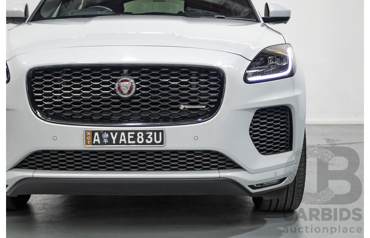12/2020 Jaguar E-Pace P250 Chequered Flag (AWD) X540 MY20 4D Wagon Nak Yulong White Metallic Turbo 2.0L